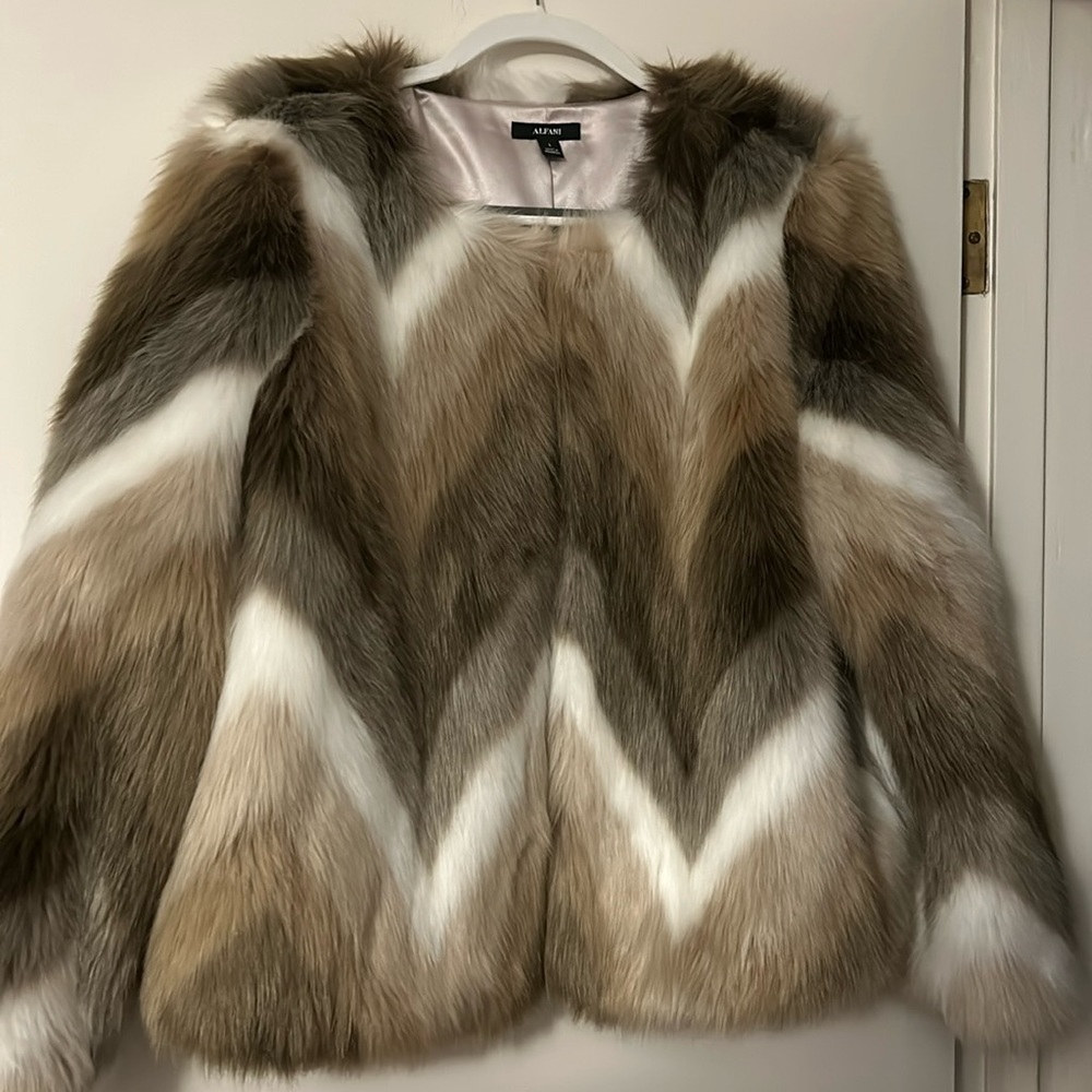 Alfani Faux Fur Jacket/Coat